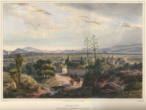 Mexico, seen from the Archbishopric of Tacubaya by Frederic Mialhe
